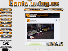 Tablet Screenshot of gentetuning.es